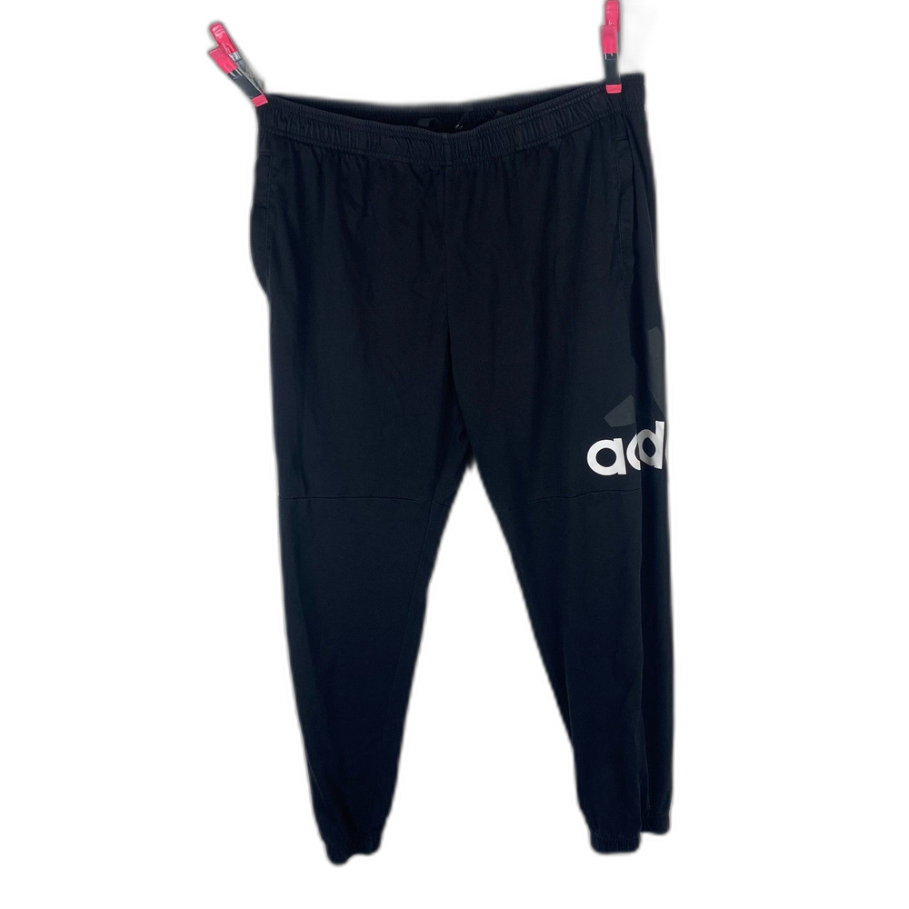 Adidas Baggy Sweatpants Joggers in Black Men's 2XL Warm Up Pants Track Pants